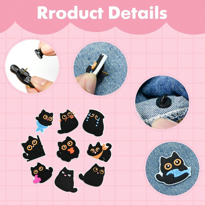 Ibuclein Pins for Backpacks DIY kawaii Lapel Pins Badges Bulk Cute Brooch Pin Funny Button Pin for Girl Bags Cloths Decor Accessories gifts - Image 5